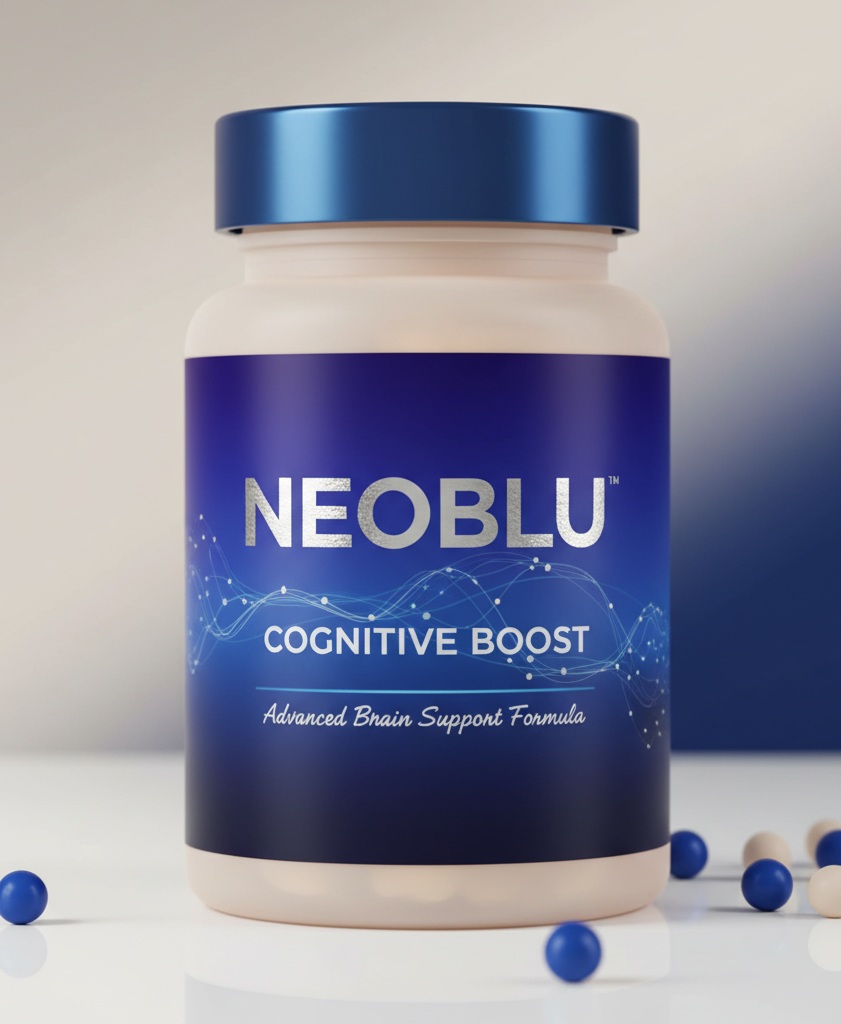 NEOBLU natural supplement bottle